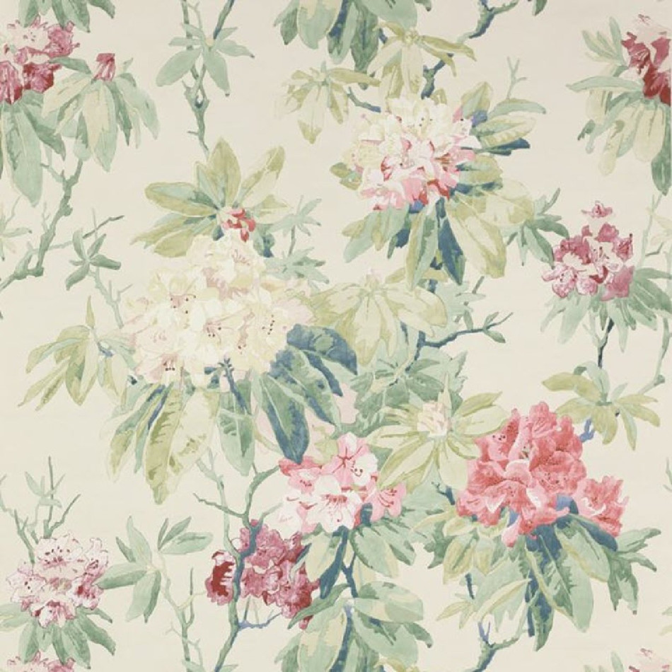 W7006-01 Mereworth Jardine Florals Wallpaper by Colefax and Fowler