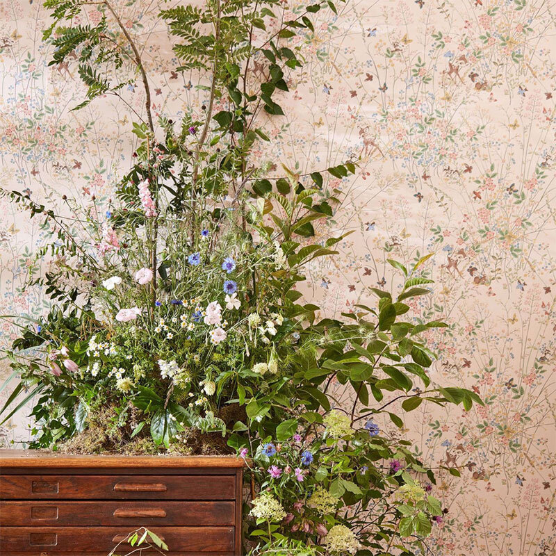 217279 Bambi Disney Home Neapolitan Wallpaper by Sanderson