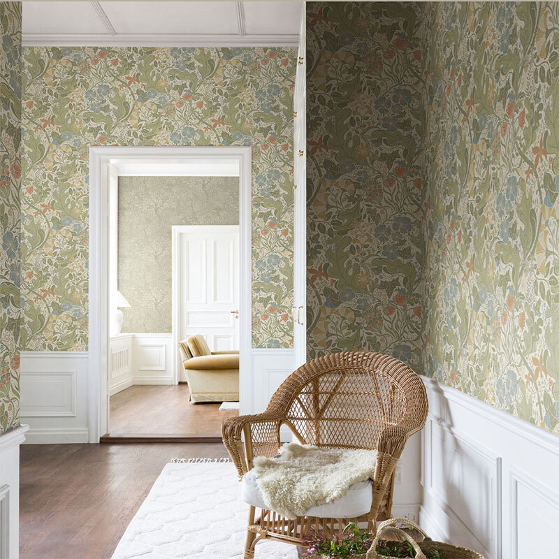 S83101 Elise Sommarang Beige Wallpaper By Galerie