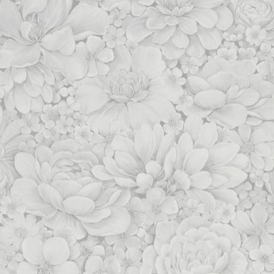 Fine Decor Dacre White Floral Wallpaper