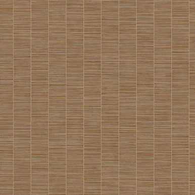 333433 Rustic Stripe Emerald Brown Wallpaper by Eijffinger