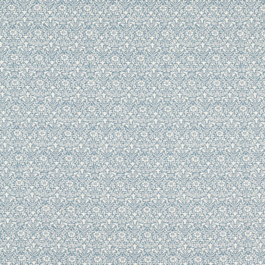 237421 Bellflowers Weave Little Book of Morris Mineral Blue Fabric by ...