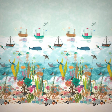 112648 ( HLTF112648 ) Above And Below Book Of Little Treasures Wallpaper By Harlequin
