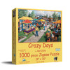 SUNSOUT INC - Crazy Days - 1000 pc Jigsaw Puzzle by Artist: Ken Zylla - Finished Size 19" x 30" - MPN# 39784