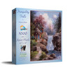 SUNSOUT INC - Tranquility Falls - 1000 pc Jigsaw Puzzle by Artist: Dennis Lewan - Finished Size 20" x 27" - MPN# 48371
