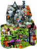 SUNSOUT INC - Spooky House - 1000 pc Special Shape Jigsaw Puzzle by Artist: Lori Schory - Finished Size 26.5" x 35" Halloween - MPN# 95615