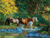 SUNSOUT INC - Bear Creek Crossing - 1000 pc Jigsaw Puzzle by Artist: Chris Cummings - Finished Size 19" x 30" - MPN# 44855