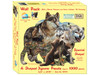 SUNSOUT INC - Wolf Pack - 1000 pc Special Shape Jigsaw Puzzle by Artist: Bonnie, Rebecca and Karen Latham - Finished Size 32.5" x 27.75" - MPN# 95739