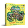 SUNSOUT INC - Irish Charm - 1000 pc Special Shape Jigsaw Puzzle by Artist: Lori Schory - Finished Size 32.5" x 26.5" St. Patrick's Day - MPN# 95756