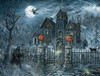 SUNSOUT INC - Uninvited Guest - 500 pc Jigsaw Puzzle by Artist: Jeff Tift - Finished Size 18" x 24" Halloween - MPN# 36538