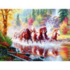 SUNSOUT INC - Born To Run - 1000 pc Jigsaw Puzzle by Artist: Mark Keathley - Finished Size 19" x 30" - MPN# 52916