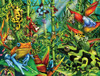 Frog Frenzy 300 pc Jigsaw Puzzle - Rain forest Puzzle - by SunsOut