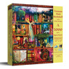 SUNSOUT INC - Treasure Hunt Bookshelf - 1000 pc Jigsaw Puzzle by Artist: Aimee Stewart - Finished Size 20" x 27" - MPN# 51067 SUNSOUT INC - Treasure Hunt Bookshelf - 1000 pc Jigsaw Puzzle by Artist: Aimee Stewart - Finished Size 20" x 27" - MPN# 51067