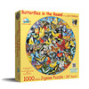 SUNSOUT INC - Butterflies in the Round - 1000 pc Round Jigsaw Puzzle by Artist: Lori Schory - Finished Size 26" rd - MPN# 34953