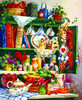 SUNSOUT INC - Grandma's Cupboard - 1000 pc Jigsaw Puzzle by Artist: Barbara Mock - Finished Size 23" x 28" - MPN# 31391