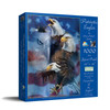 SUNSOUT INC - Patriotic Eagles - 1000 pc Jigsaw Puzzle by Artist: Steven Michael Gardner - Finished Size 20" x 27" - MPN# 46530