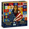 SUNSOUT INC - Flags of Our fathers - 1000 pc Jigsaw Puzzle by Artist: David Behrens - Finished Size 20" x 27" - MPN# 40085