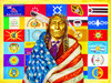 SUNSOUT INC - Flags of Our fathers - 1000 pc Jigsaw Puzzle by Artist: David Behrens - Finished Size 20" x 27" - MPN# 40085