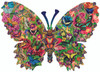 SUNSOUT INC - Butterfly Menagerie - 1000 pc Special Shape Jigsaw Puzzle by Artist: Aimee Stewart - Finished Size 25" x 35" - MPN# 96127