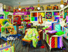 SUNSOUT INC - Sewing Store Companions - 500 pc Jigsaw Puzzle by Artist: Joseph Burgess - Finished Size 18" x 24" - MPN# 38879