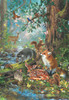 SUNSOUT INC - Gathered in the Forest - 100 pc Jigsaw Puzzle by Artist: Liz Goodrick Dillon - Finished Size 10" x 16" - MPN# 81805