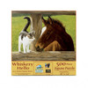 SUNSOUT INC - A Whiskery Hello - 500 pc Jigsaw Puzzle by Artist: Persis Clayton Weirs - Finished Size 18" x 24" - MPN# 51528