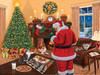 SUNSOUT INC - Santa Solves the Puzzle - 1000 pc Jigsaw Puzzle by Artist: Higgins Bond - Finished Size 20" x 27" Christmas - MPN# 45865