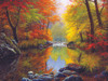 SUNSOUT INC - Autumn Sanctuary - 1000 pc Jigsaw Puzzle by Artist: Charles White - Finished Size 20" x 27" - MPN# 48535