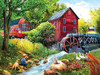 SUNSOUT INC - Playing Hookey at the Mill - 1000 pc Jigsaw Puzzle by Artist: Tom Wood - Finished Size 20" x 27" - MPN# 28751
