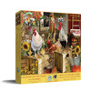 SUNSOUT INC - Chickens on the Farm - 1000 pc Large Pieces Jigsaw Puzzle by Artist: Lori Schory - Finished Size 27" x 35" - MPN# 34896