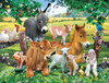 SUNSOUT INC - On the Farmland - 300 pc Jigsaw Puzzle by Artist: Howard Robinson - Finished Size 18" x 24" - MPN# 54906