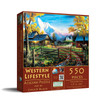 SUNSOUT INC - Western Lifestyle - 550 pc Jigsaw Puzzle by Artist: Chuck Black - Finished Size 15" x 24" - MPN# 55162