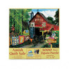 SUNSOUT INC - Amish Quilt Sale - 1000 pc Jigsaw Puzzle by Artist: Tom Wood - Finished Size 20" x 27" - MPN# 28822 SUNSOUT INC - Amish Quilt Sale - 1000 pc Jigsaw Puzzle by Artist: Tom Wood - Finished Size 20" x 27" - MPN# 28822