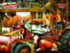 SUNSOUT INC - Barnhouse Meeting - 1000 pc Jigsaw Puzzle by Artist: Tom Wood - Finished Size 20" x 27" - MPN# 28824
