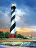 SUNSOUT INC - Cape Hatteras Lighthouse - 500 pc Jigsaw Puzzle by Artist: Tom Wood - Finished Size 18" x 24" Lighthouse - MPN# 28835