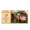 SUNSOUT INC - Making New Friends - 300 pc Jigsaw Puzzle by Artist: Tom Wood - Finished Size 18" x 24" - MPN# 28870