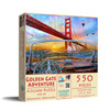 SUNSOUT INC - Golden Gate Adventure - 550 pc Jigsaw Puzzle by Artist: Dominic Davison - Finished Size 15" x 24" - MPN# 50069