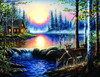 SUNSOUT INC - Total Bliss - 1000 pc Large Pieces Jigsaw Puzzle by Artist: Chuck Black - Finished Size 27" x 35" - MPN# 55104
