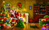 SUNSOUT INC - Santa's Special Delivery - 550 pc Jigsaw Puzzle by Artist: Marcello Corti - Finished Size 15" x 24" Christmas - MPN# 60607