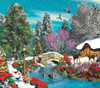 SUNSOUT INC - Season's Beauty - 300 pc Jigsaw Puzzle by Artist: Caplyn Dor - Finished Size 21" x 24" Christmas - MPN# 66574