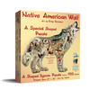 SUNSOUT INC - Native American Wolf - 750 pc Special Shape Jigsaw Puzzle by Artist: Giordano Studios - Finished Size 27" x 35" - MPN# 96049