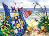 SUNSOUT INC - Seaside Summer - 500 pc Large Pieces Jigsaw Puzzle by Artist: Nancy Wernersbach - Finished Size 19.25" x 26.625" - MPN# 62956
