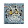 SUNSOUT INC - Keeper of the Wolf - 1000 pc Round Jigsaw Puzzle by Artist: Diana Casey - Finished Size 26" rd - MPN# 43001 SUNSOUT INC - Keeper of the Wolf - 1000 pc Round Jigsaw Puzzle by Artist: Diana Casey - Finished Size 26" rd - MPN# 43001