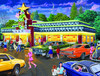 SUNSOUT INC - Star Diner - 500 pc Jigsaw Puzzle by Artist: Joseph Burgess - Finished Size 18" x 24" - MPN# 38744