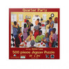 SUNSOUT INC - Quarter Party - 500 pc Jigsaw Puzzle by Artist: Annie Lee - Finished Size 18" x 24" - MPN# 46871