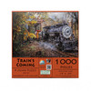 SUNSOUT INC - Train's Coming - 1000 pc Jigsaw Puzzle by Artist: Celebrate Life Gallery - Finished Size 19" x 30" - MPN# 30121