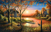 SUNSOUT INC - Glorious Sunset - 550 pc Jigsaw Puzzle by Artist: Chuck Black - Finished Size 15" x 24" Thanksgiving - MPN# 55140 SUNSOUT INC - Glorious Sunset - 550 pc Jigsaw Puzzle by Artist: Chuck Black - Finished Size 15" x 24" Thanksgiving - MPN# 55140