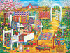 SUNSOUT INC - Garden Quilting - 500 pc Jigsaw Puzzle by Artist: Vessela G. - Finished Size 18" x 24" - MPN# 50514