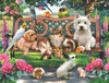 SUNSOUT INC - Pets in the Park - 300 pc Jigsaw Puzzle by Artist: Howard Robinson - Finished Size 18" x 24" - MPN# 54938