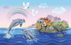 SUNSOUT INC - Ark Celebration - 100 pc Jigsaw Puzzle by Artist: Giordano Studios - Finished Size 10" x 16" - MPN# 81562